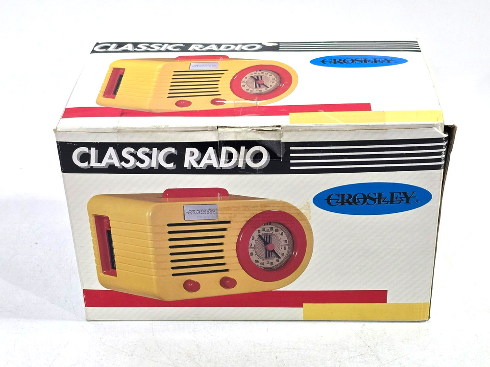 Crosley CR-2 Butterscotch / Orange Retro AM / FM Cassette Radio